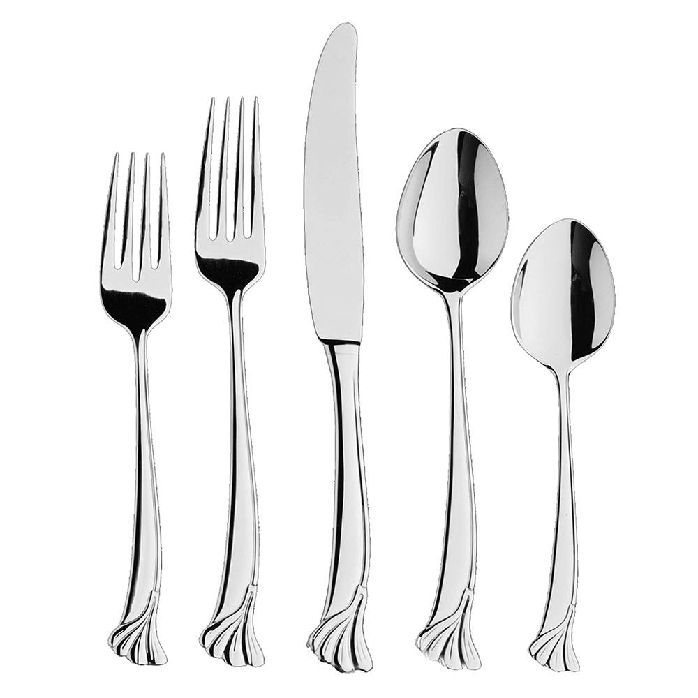 5pc Place Setting Ginkgo International, Ltd. Flatware And Cutlery
