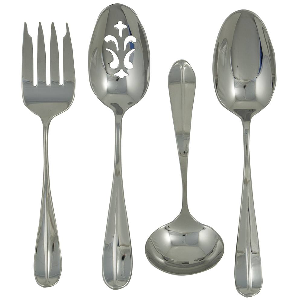 4pc Hostess Set Ginkgo International, Ltd. Flatware And Cutlery