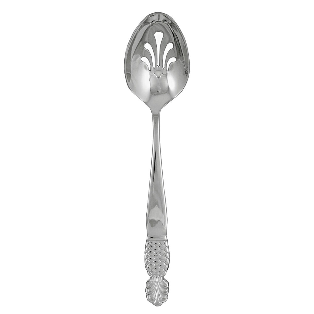 Ginkgo International Mariko Stainless Steel Pierced Serving Spoon 